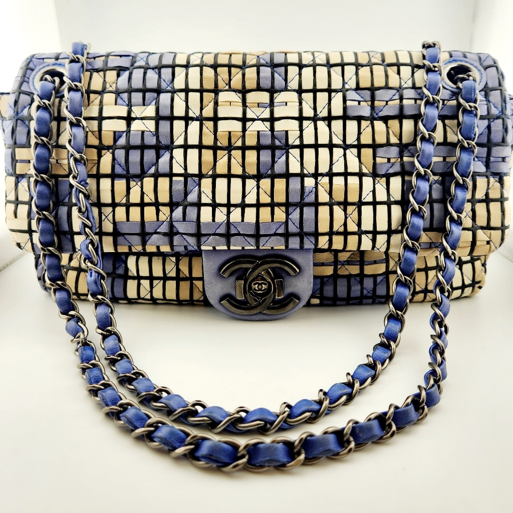 Chanel Limited Edition Royal Blue Shoulder bag.